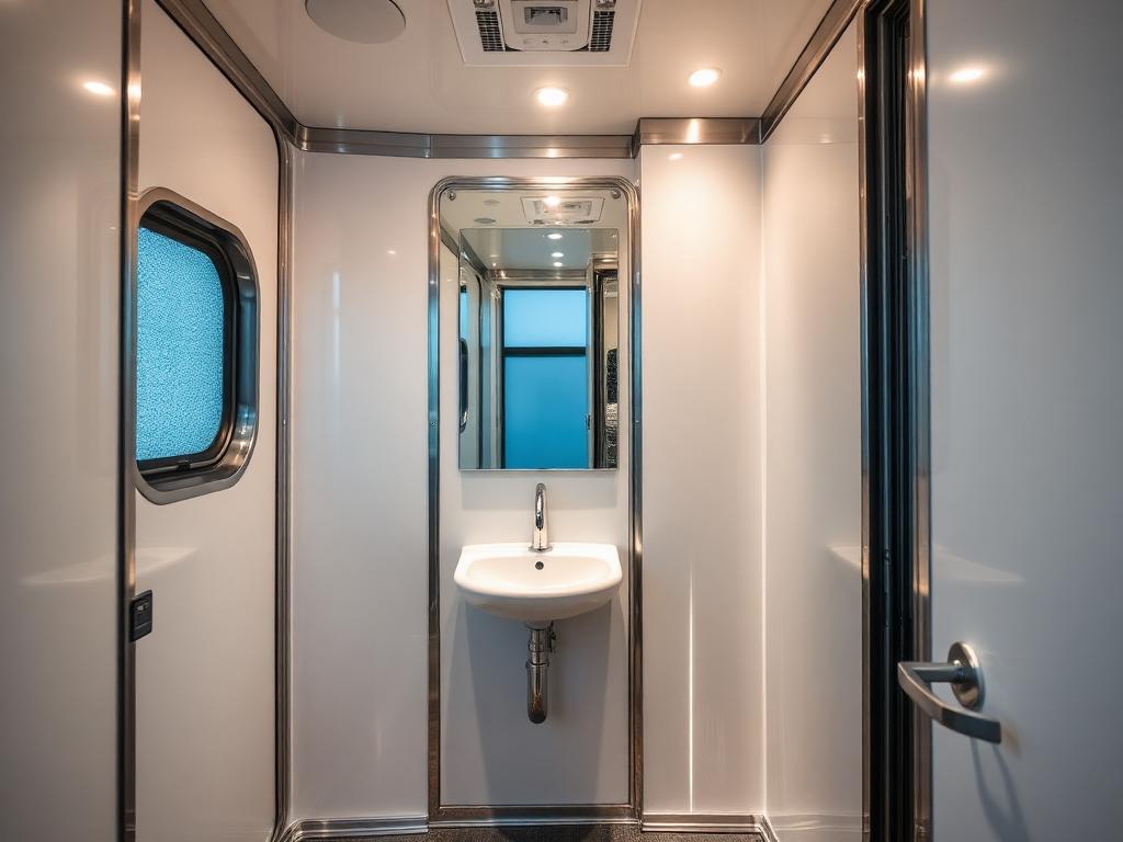 Luxury Restroom Trailers in Ashville, OH